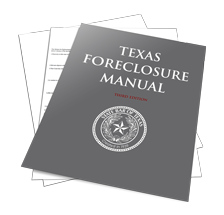 Texas Foreclosure Manual - Texas Bar Books