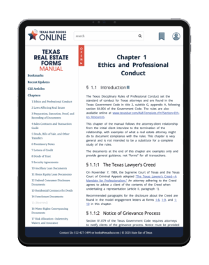 Texas Real Estate Forms Manual Online Subscription