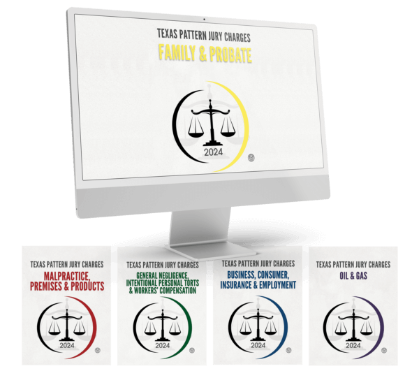 Texas Civil Pattern Jury Charges, Five-Volume Set (Digital-Only)