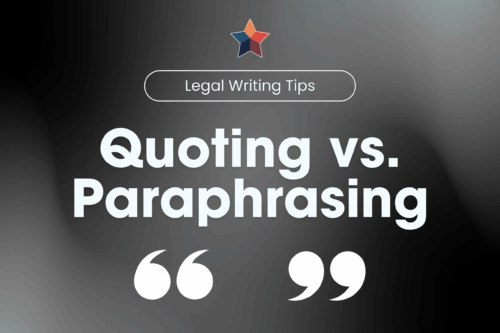 Quoting versus Paraphrasing: Best Practices