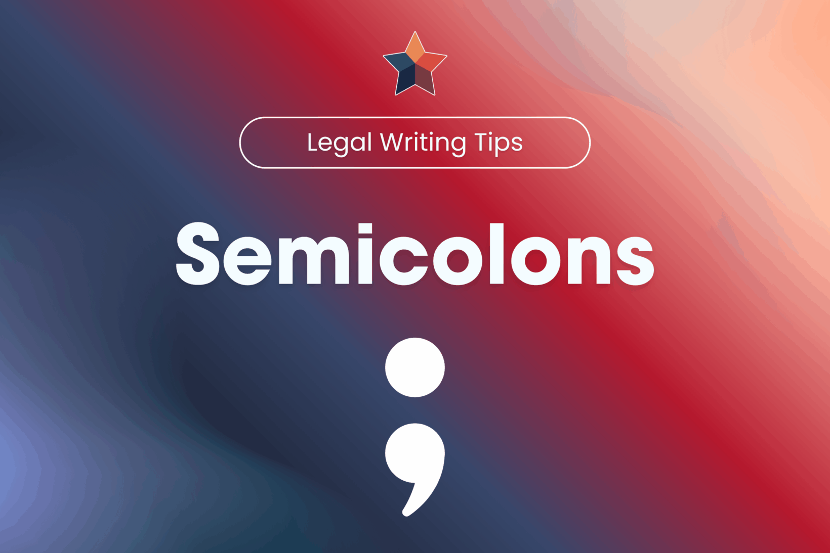 Semicolons