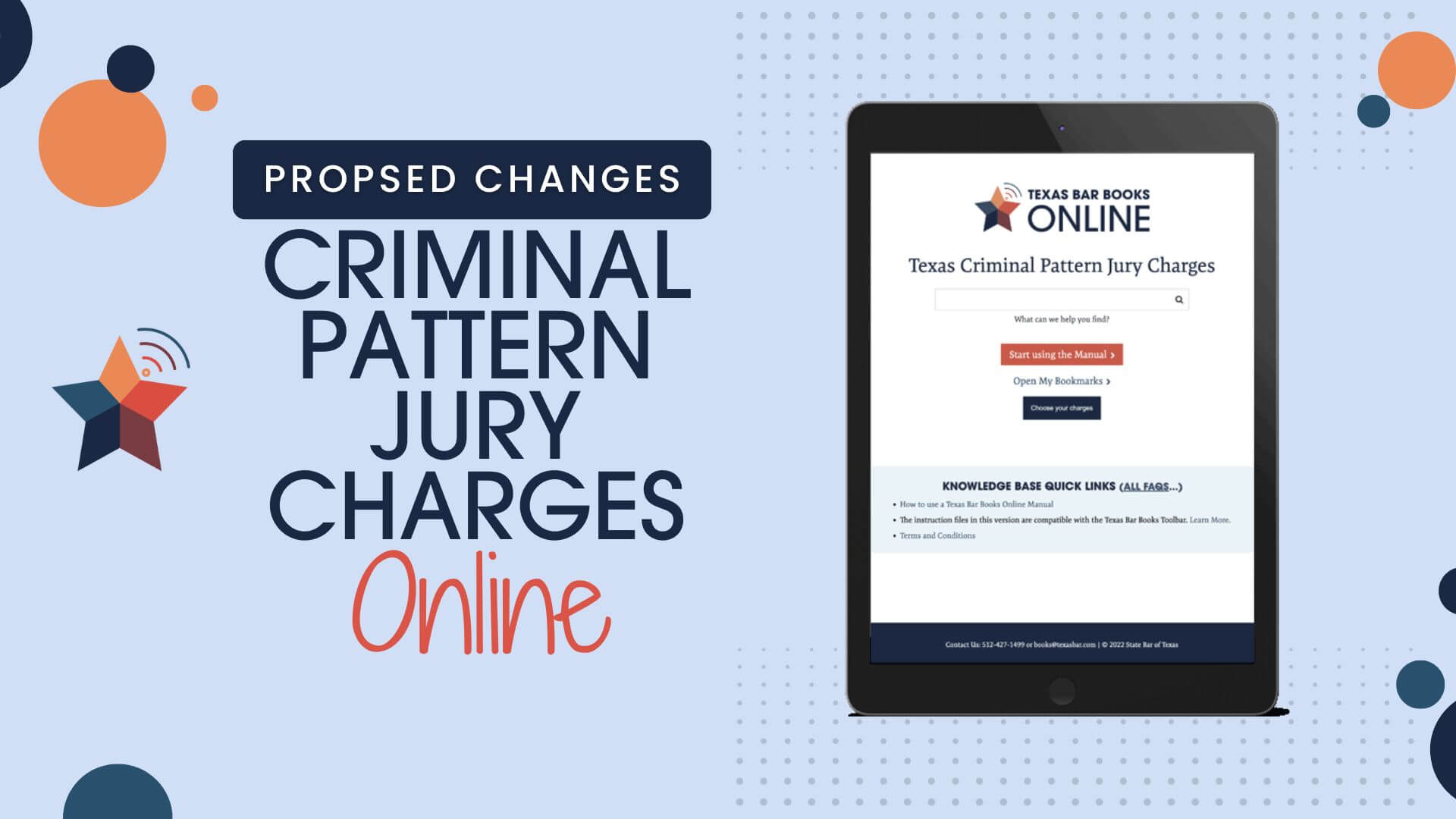 Proposed Changes: Texas Criminal Pattern Jury Charges