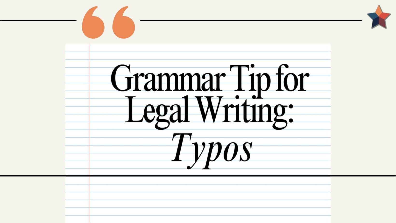 Typos