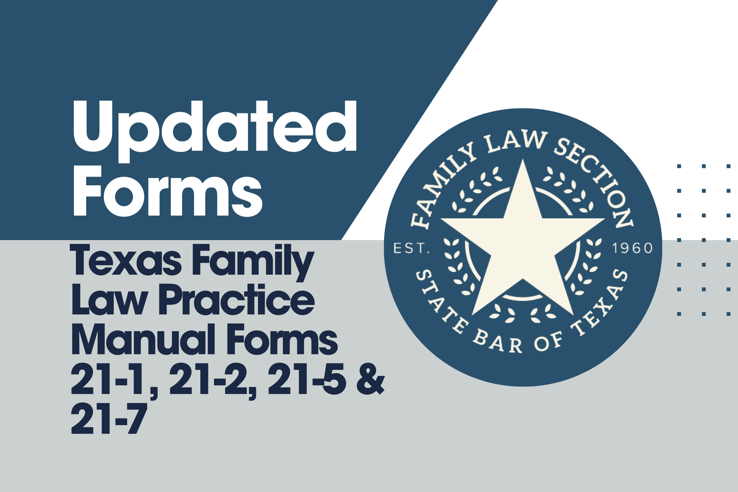 Updated Forms: Family Law Practice Manual [Word Doc & PDF Downloads]