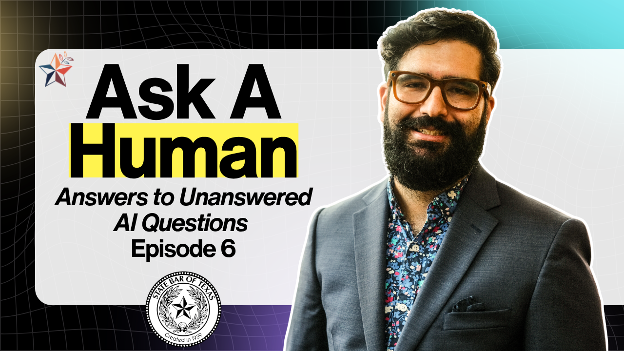Ask a Human: Answers to Unanswered AI Questions, Episode 6 [VIDEO]